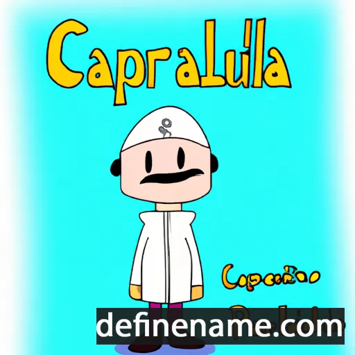 cartoon of the name Calpurniano