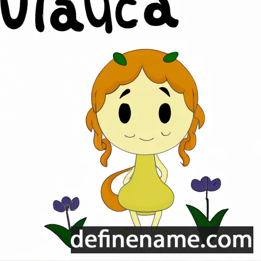 cartoon of the name Caltha