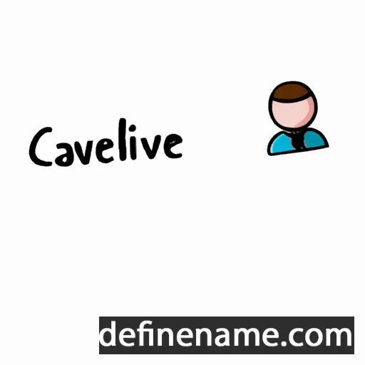 cartoon of the name Calverine