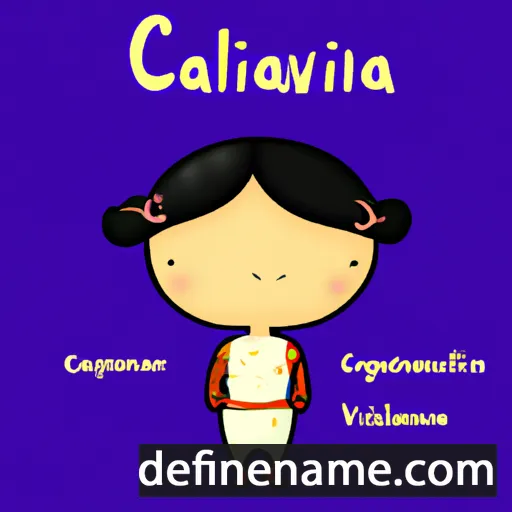 cartoon of the name Calvinia