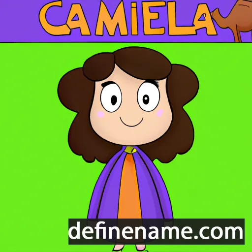 cartoon of the name Camala