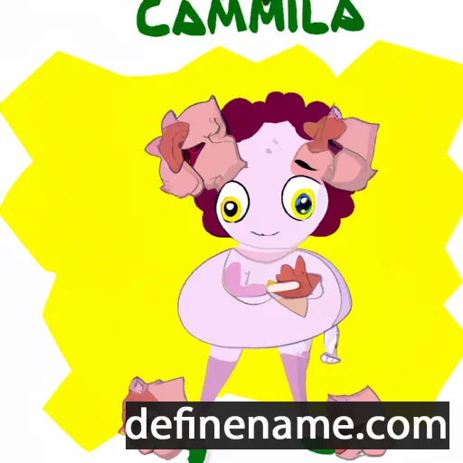 cartoon of the name Camalia