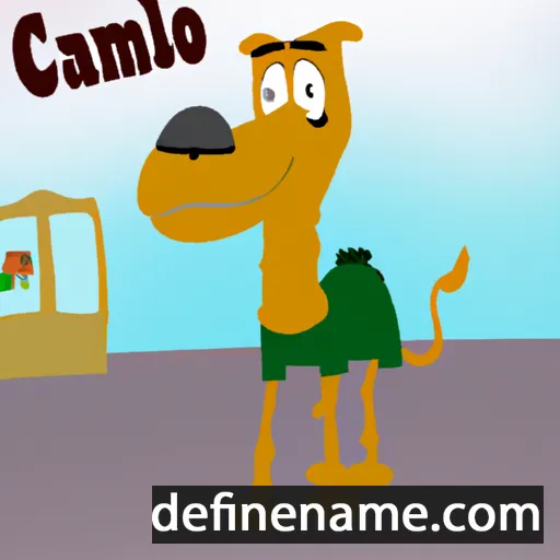 cartoon of the name Camalo