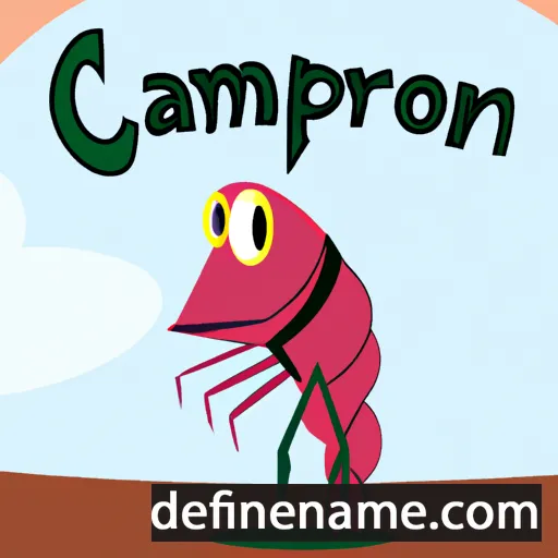 cartoon of the name Camarion