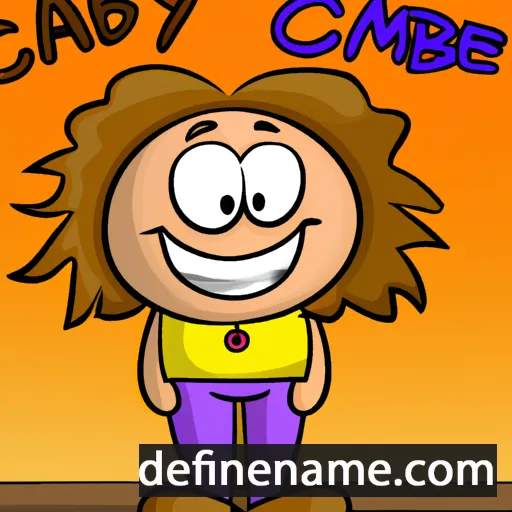 cartoon of the name Cambry