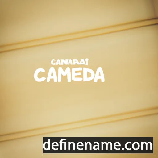 cartoon of the name Camedda