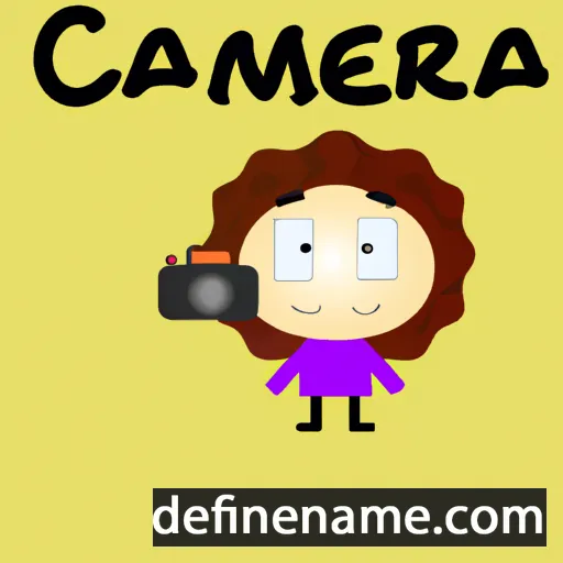 cartoon of the name Cameria