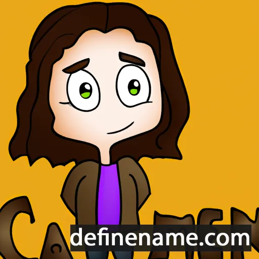 cartoon of the name Camerin