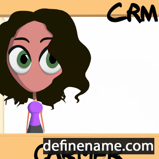 cartoon of the name Cameryn