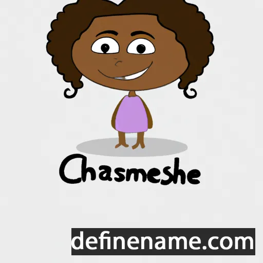 cartoon of the name Cameshia