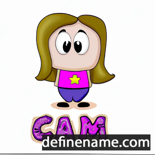 cartoon of the name Cami