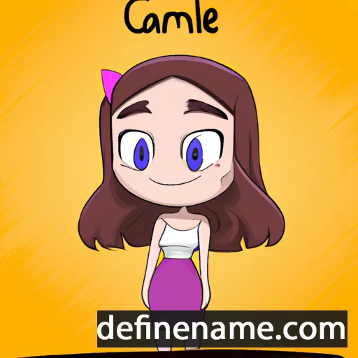 cartoon of the name Camil·la