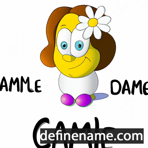 cartoon of the name Camile