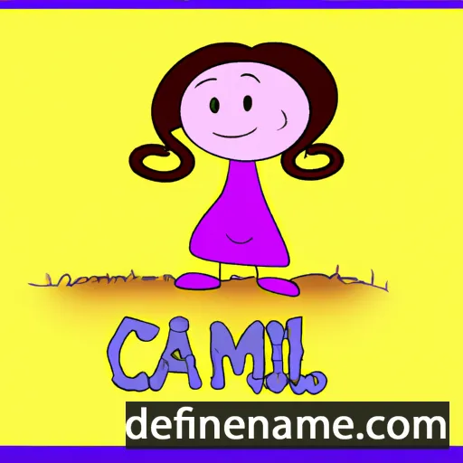 cartoon of the name Camili