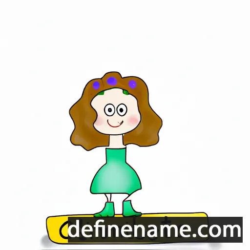 cartoon of the name Camillette