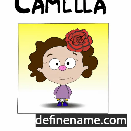 cartoon of the name Camillia