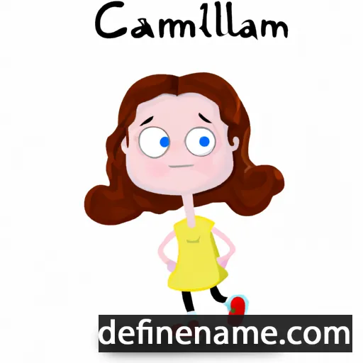 cartoon of the name Camillien