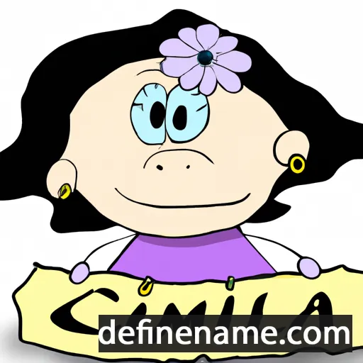 cartoon of the name Camillina