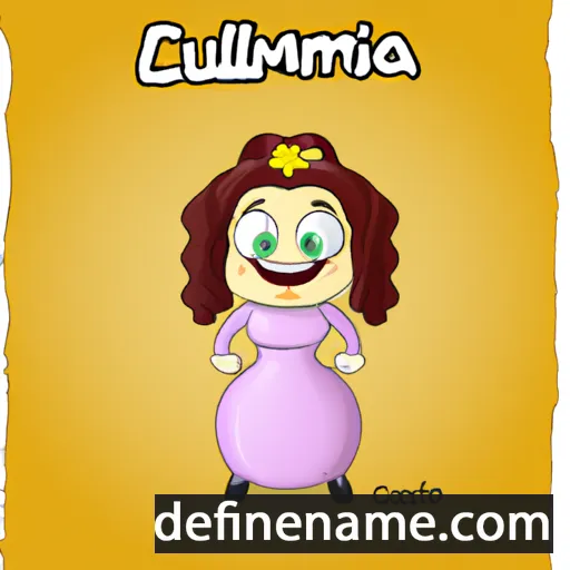 cartoon of the name Camilluzza