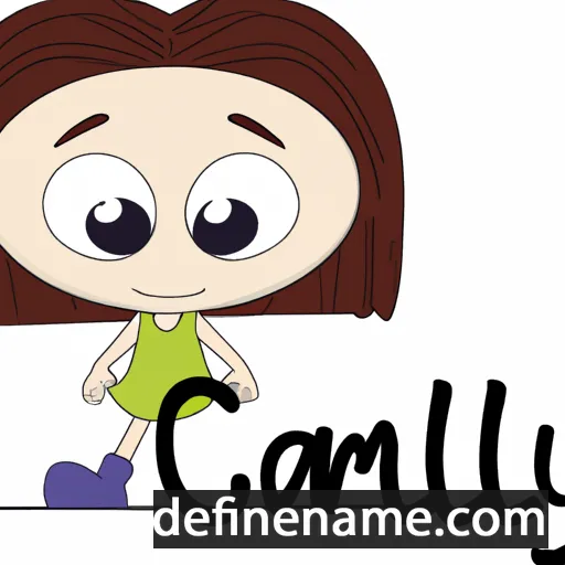 cartoon of the name Camilly