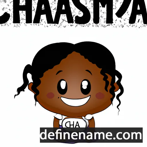 cartoon of the name Camisha