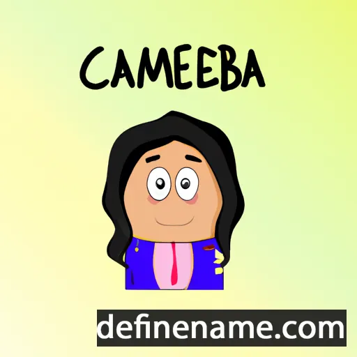 cartoon of the name Cammena