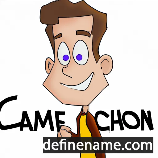 cartoon of the name Cammeron