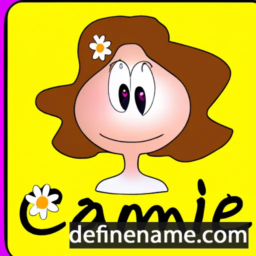 cartoon of the name Cammile