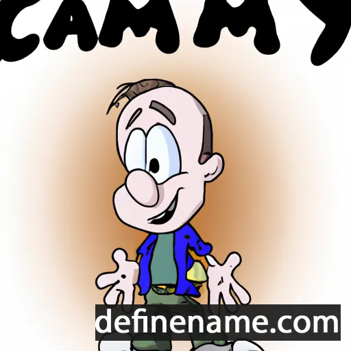 cartoon of the name Cammy