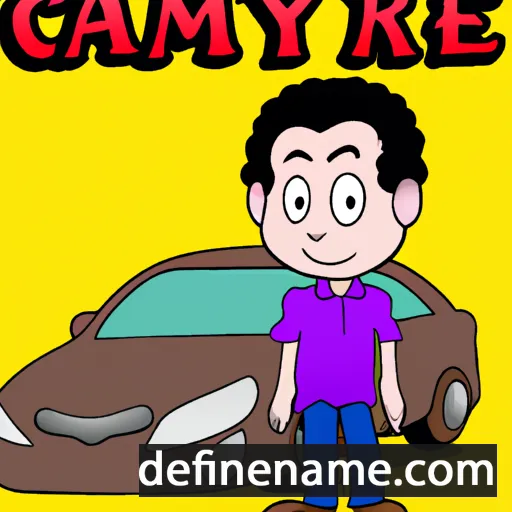 cartoon of the name Camry