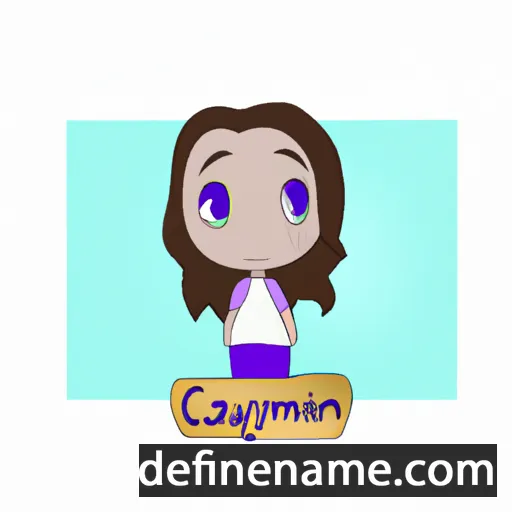 cartoon of the name Camrynn