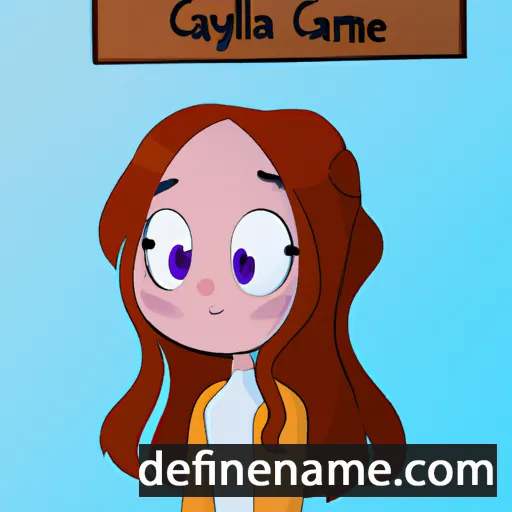 cartoon of the name Camylla