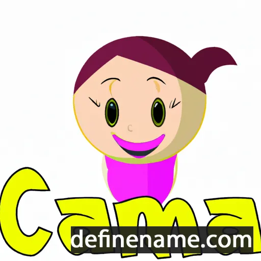 cartoon of the name Cana