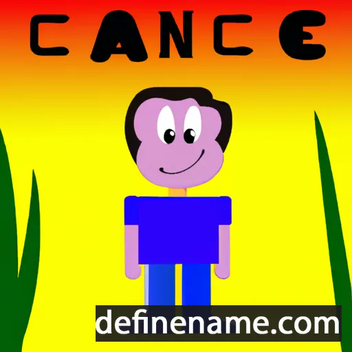 cartoon of the name Canace