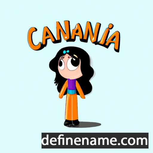 cartoon of the name Cancianila