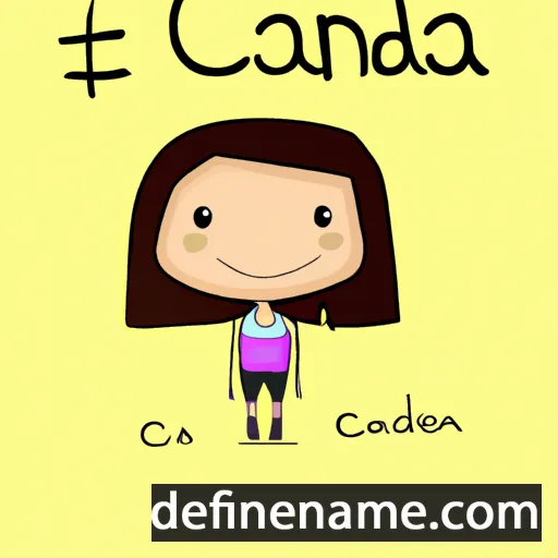 cartoon of the name Candea