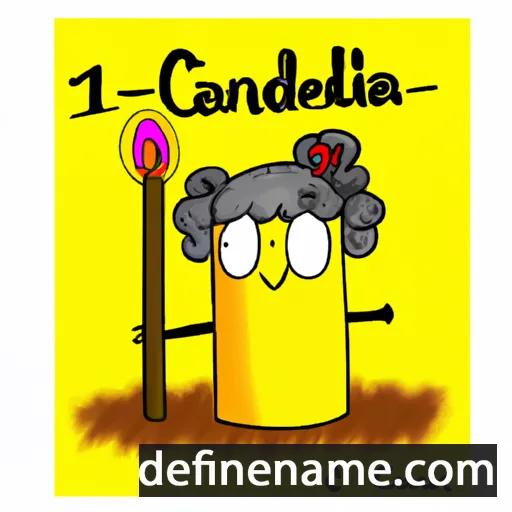 cartoon of the name Candelita