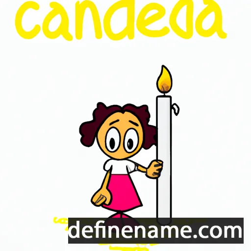 cartoon of the name Candella