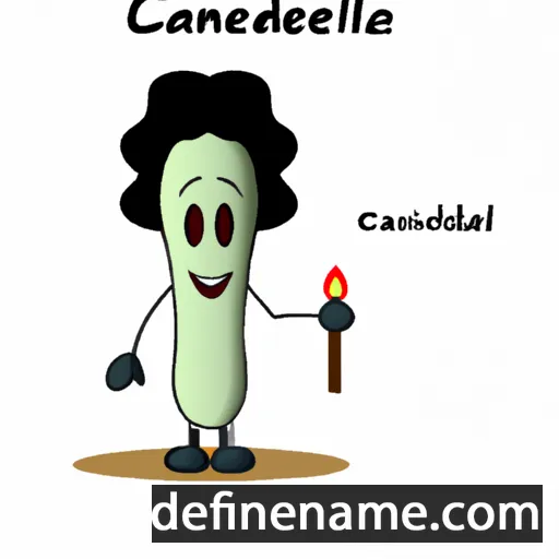 cartoon of the name Candellaria