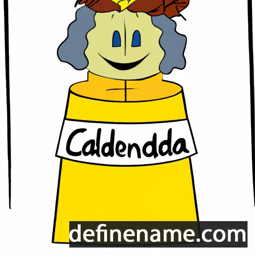 cartoon of the name Candelora