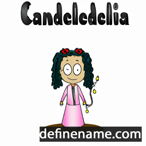 cartoon of the name Candeloria