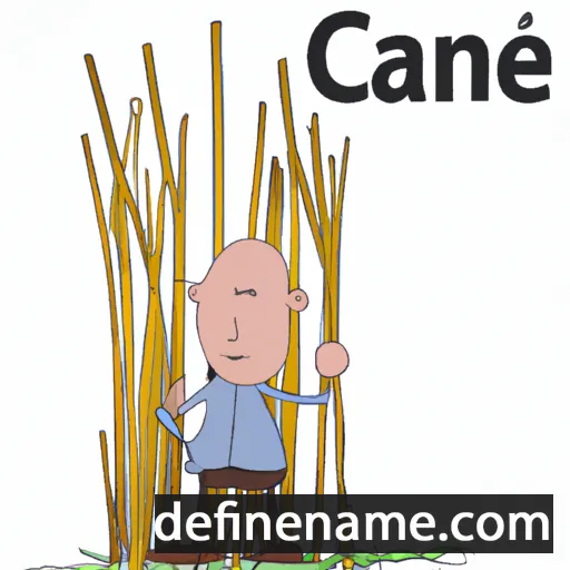 cartoon of the name Cane