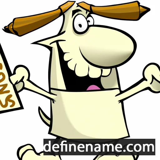 cartoon of the name Caninius