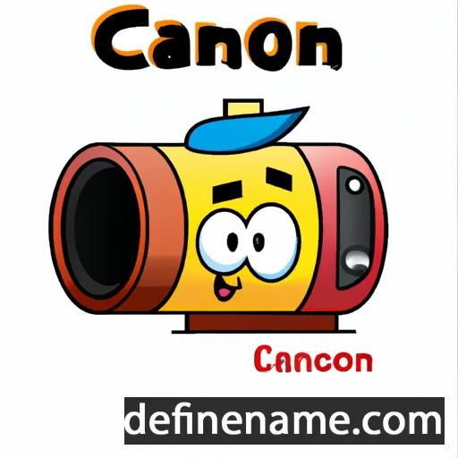 cartoon of the name Canon