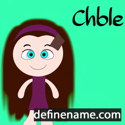 cartoon of the name Caoibhe