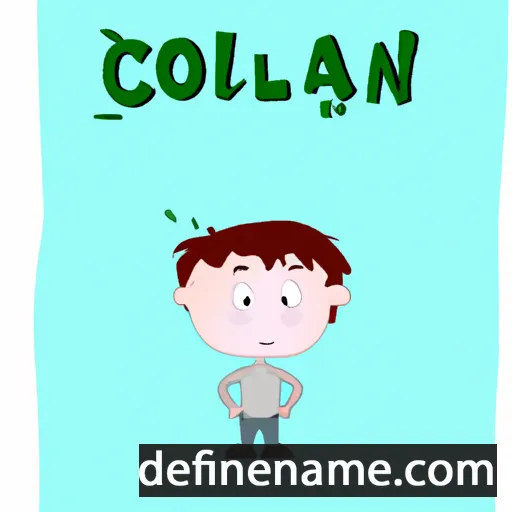 cartoon of the name Caolan