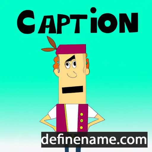 cartoon of the name Capiton