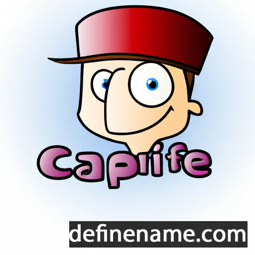 cartoon of the name Capriel