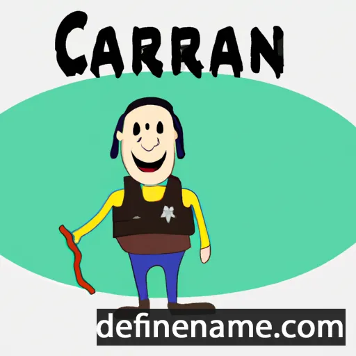 cartoon of the name Caraahın