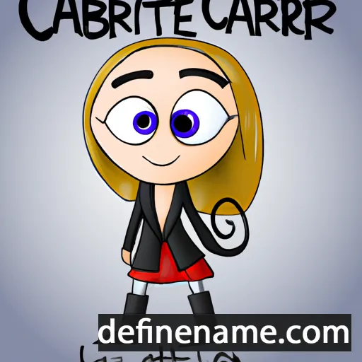 cartoon of the name Carabeth